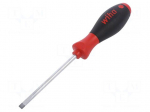 Screwdriver | slot | 6,0x1,0mm | Series: SoftFinish&reg;