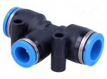 Push-in fitting | straight,T-tap splitter | -0.95&divide;6bar | Mat: PBT