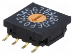 Encoding switch | HEX/BCD | Pos: 16 | SMT | Rcont max: 100m&Omega; | 10x10x4mm