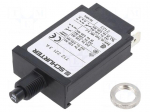 Circuit breaker | Urated: 240VAC | 28VDC | 3A | SPST | Poles: 1 | screw