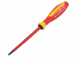 Screwdriver: insulated | slot | 4x0.8mm | Blade length: 100mm | 1kVAC