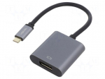 Adapter | DisplayPort 1.2,USB 3.2 Gen 1 | gold-plated | 0.15m
