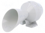 Signaller: sound | horn | 24VAC | 88dB | KLH | IP43 | &Oslash;75x152mm | ABS