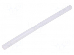 Hot melt glue | &Oslash;: 11mm | white,transparent | L: 200mm | 120&deg;C | 25pcs.