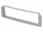 Radio frame | Alfa Romeo | 1 DIN | silver