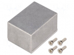 Enclosure: multipurpose | X: 38mm | Y: 52mm | Z: 31mm | 1590W | aluminium