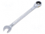 Wrench: combination spanner | rattle | 11mm | L: 165mm