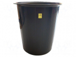 Waste bin | ESD | 310x300mm | 13l | black | <100k&Omega;
