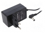 Power supply: switching | mains,plug-in | 5VDC | 3A | 15W | Out: 5,5/2,1