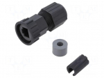 Plastic | Locking: 3 point lock bayonet,internal bayonet | IP67