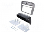 Radio frame | Fiat | 2 DIN | metallic anthracite