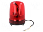 Signaller: lighting | rotating light | red | SKP | 10&divide;30VDC | IP23