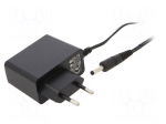 Power supply: switching | mains,plug-in | 5VDC | 2A | 10W | Out: 4,0/1,7