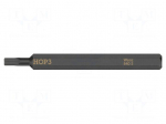 Screwdriver bit | Hex Plus key | HEX 3mm | 1/4" | Kind: impact