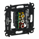 Triple RCA socket Valena InMatic