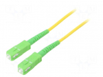 Fiber patch cord | OS2 | SC/APC,both sides | 1m | 9/125um | LSZH | green
