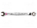 Wrench: combination spanner | rattle | 8mm | L: 144mm | with switch