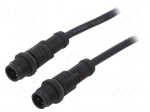Cable: for sensors/automation | M12 | PIN: 4 | with plastic nut | plug