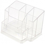 Pencil case Forpus, transparent, empty, section 6 1005-016