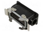 Enclosure for connectors: HDC | size 16B | Han&reg; M | IP65 | angled