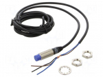 Sensor: inductive | OUT: PNP / NO | 0&divide;8mm | M12 | Connection: cables | 2m