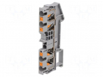 Splice terminal: rail | PT | 32A | 800V | for DIN rail mounting | grey