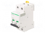 Circuit breaker | 230/400VAC | 100&divide;144VDC | Inom: 2A | Poles: 2 | 15kA