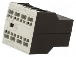 Auxiliary contacts | push-in terminals | front