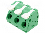 Connector: PCB terminal block | terminal | 65A | 600V | PIN: 3 | angled