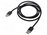 Cable | DisplayPort plug,both sides | textile | DisplayPort 1.4