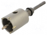 Hole saw | &Oslash;: 50mm | Holder: SDS-Plus&reg;