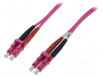 Fiber patch cord | OM4 | LC/PC,both sides | 10m | 50/125um | LSZH