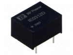 Converter: DC/DC | 1W | Uin: 3.3VDC | Uout: 12VDC | Iout: 84mA | DIP8 | THT