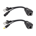 Arvuti komponendid ja tarvikud // PC/USB/LAN kaablid // Adaptor PoE- zasilanie przez LAN dla AP, ROUTER czarny E4653