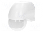 Motion sensor | wall mount | 230VAC | IP44 | 12m | Range: 10s&divide;7min | 180&deg;