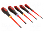 Screwdriver: insulated-set | insulated | Pozidriv&reg;,slot | ERGO&reg;