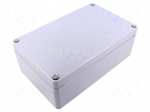 Enclosure: multipurpose | X: 160mm | Y: 260mm | Z: 91mm | AL | aluminium