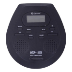 Discman with auto resume and anti-shock DMP-395B black