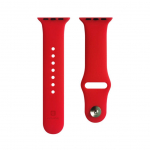 Strap Evelatus  Evelatus Watch 38/40/41mm Silicone Loop Watch Straps (132mm M/L) Red
