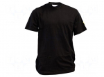 T-shirt | black | cotton,conductive fibers | Size: L | ESD