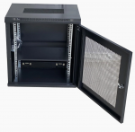 15U 19'' Seinakapp/ 600 x 450 x 768mm/ Must/ Monteerimata