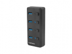 Converter Natec  USB 3.0 HUB, Mantis 2, 4-Port, On/Off with AC Adapter