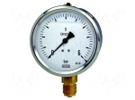 Manometer | 0&divide;6bar | Class: 1.6 | 63mm | Temp: -20&divide;60&deg;C | steel | 213.53