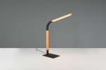 Trio Norris LED table lamp matt black/wood gaismeklis 545210132 4017807599992