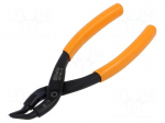 Pliers | for circlip | internal | 8&divide;12mm | Pliers len: 140mm | angular