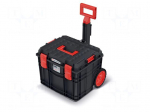 Chest | tool case | with wheels | black | polymer | C BLOCK PRO