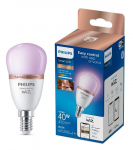 Philips Smart WiZ 40W P45 E14 gudrā LED spuldze  2200-6500K RGB  929003499721 8719514437333