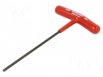 Wrench: hex key | HEX 3mm | Overall len: 152mm | ProTanium&reg;,steel
