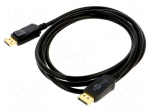 Cable | DisplayPort plug,both sides | PVC | DisplayPort 1.4 | 2m