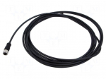 Cable: for sensors/automation | M12 | PIN: 5 | shielded,straight | 5m